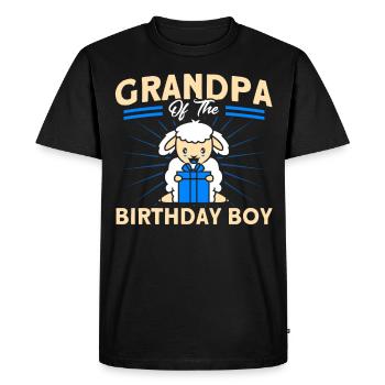Élevage de moutons Élevage Élevage Mouton Cadeau - T-shirt Premium bio Homme - noir - Devant - Nico (187cm)