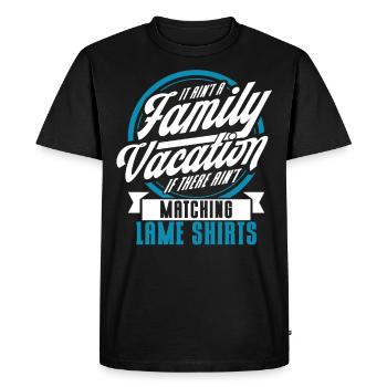 Road Trip Holiday Family Holiday Family Gift - Men's Premium Organic T-Shirt - black - Front - Nico (187cm)