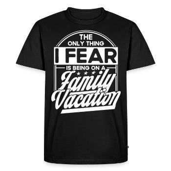 Road Trip Holiday Family Holiday Family Gift - Men's Premium Organic T-Shirt - black - Front - Nico (187cm)