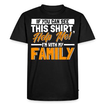 Road Trip Holiday Family Holiday Family Gift - Men's Premium Organic T-Shirt - black - Front - Nico (187cm)