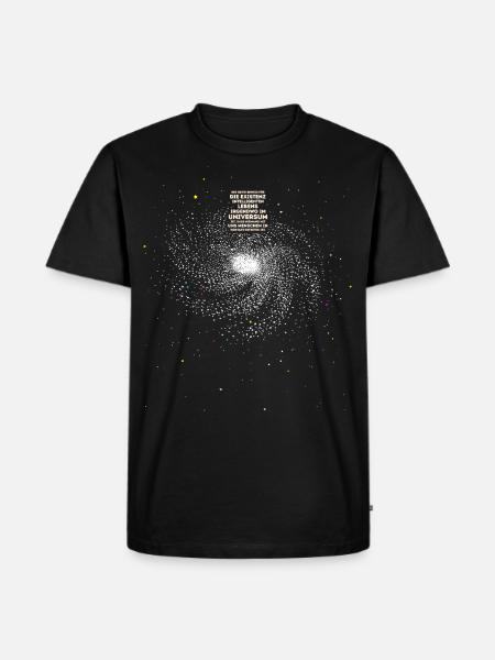 Intelligentes Leben im Universum - Männer Premium Bio T-Shirt - Schwarz