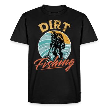 Probing Metal Detector - Men's Premium Organic T-Shirt - black - Front - Nico (187cm)