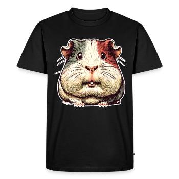 Cobaye - T-shirt Premium bio Homme - noir - Devant - Nico (187cm)