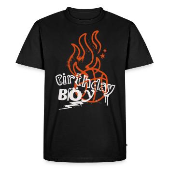 Basketball Basketball Basketball Joueur Anniversaire - T-shirt Premium bio Homme - noir - Devant - Nico (187cm)