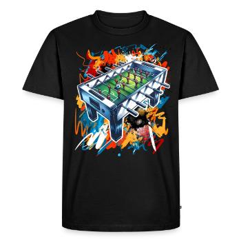 Baby-foot baby-foot - T-shirt Premium bio Homme - noir - Devant - Nico (187cm)