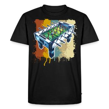 Baby-foot baby-foot - T-shirt Premium bio Homme - noir - Devant - Nico (187cm)