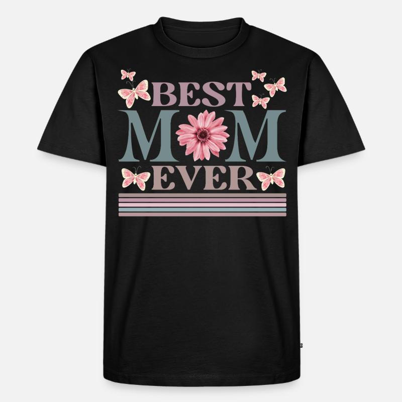 Mama - Männer Premium Bio T-Shirt - Schwarz