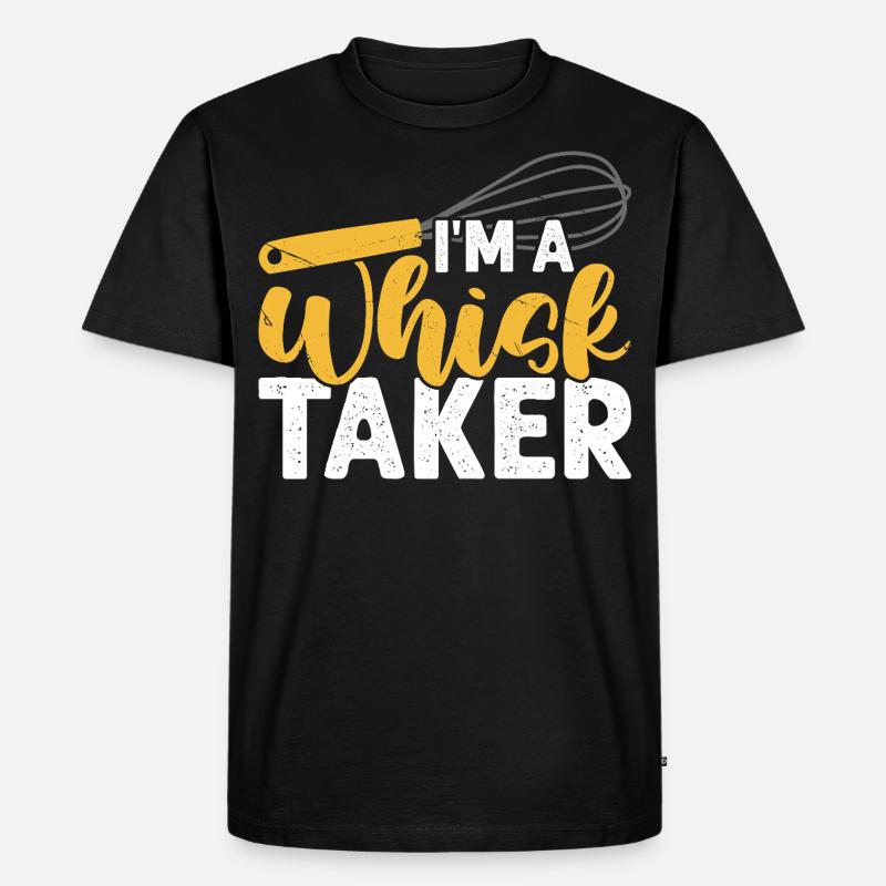 Backen Bäcker Bäckerei - Männer Premium Bio T-Shirt - Schwarz