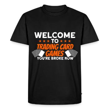 Carte à collectionner Jeu de cartes à jouer Cadeau de jeu de cartes - T-shirt Premium bio Homme - noir - Devant - Nico (187cm)