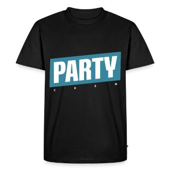 Équipe de fête - T-shirt Premium bio Homme - noir - Devant - Nico (187cm)