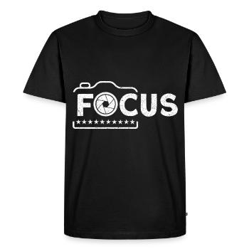 Cameraman Gift for Photographer - Men's Premium Organic T-Shirt - black - Front - Nico (187cm)