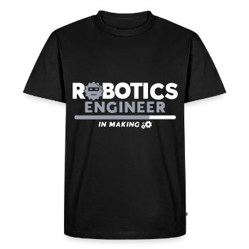 Robot Robotics Engineer Costume Robot - Men's Premium Organic T-Shirt - black - Front - Nico (187cm)