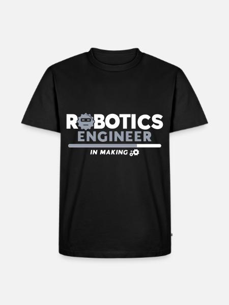 Robot Robotics Engineer Costume Robot - Men's Premium Organic T-Shirt - black