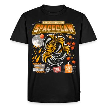 Griffe dans l’espace Science fiction drôle dicton - T-shirt Premium bio Homme - noir - Devant - Nico (187cm)