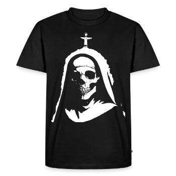 Osez défier les conventions Horror Nun, Occulte et S - T-shirt Premium bio Homme - noir - Devant - Nico (187cm)