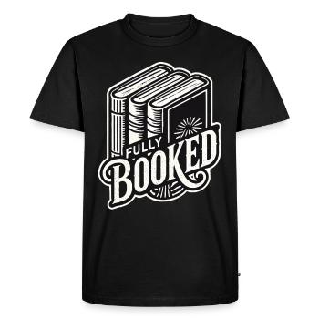 Conception de livre rétro pour les bibliophiles et les rats de bibliothèque - T-shirt Premium bio Homme - noir - Devant - Nico (187cm)