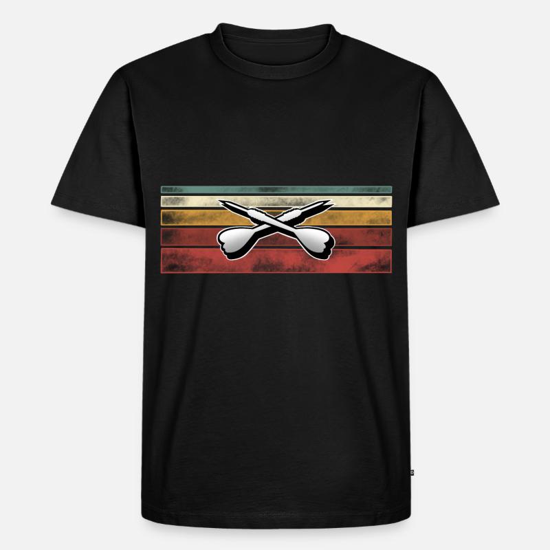 Darts Darten Dart - Männer Premium Bio T-Shirt - Schwarz