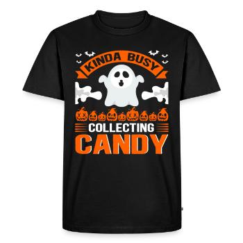 Halloween | Party Kostüm Kinder Süßes Geschenk - Männer Premium Bio T-Shirt - Schwarz - Vorne - Nico (187cm)