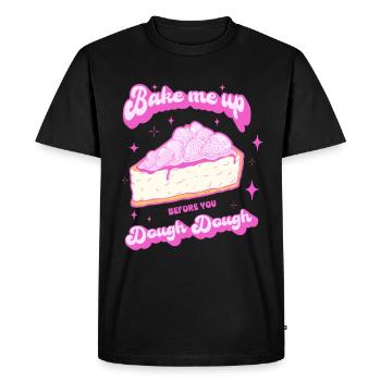 Baking cakes Baker Design n Dessert lovers - Men's Premium Organic T-Shirt - black - Front - Nico (187cm)