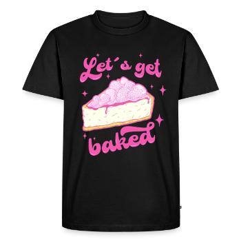 Baking cakes Baker Design n Dessert lovers - Men's Premium Organic T-Shirt - black - Front - Nico (187cm)