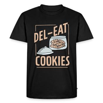 Cookies Cookies Design n Dessert Lovers - Men's Premium Organic T-Shirt - black - Front - Nico (187cm)
