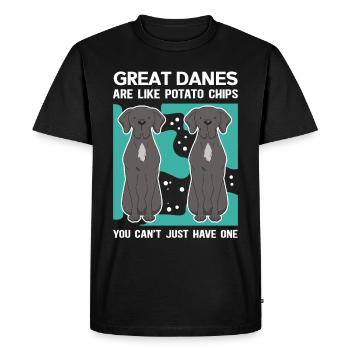 Grand Danois | Cadeau de propriétaire de chien de chien - T-shirt Premium bio Homme - noir - Devant - Nico (187cm)
