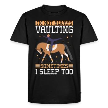 | de voûte Sport équestre Cadeau équestre - T-shirt Premium bio Homme - noir - Devant - Nico (187cm)
