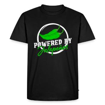 Jalapeno - T-shirt Premium bio Homme - noir - Devant - Nico (187cm)