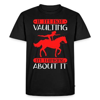 Vaulting Equestrian Equestrian Sport Équestre Cadeau équestre - T-shirt Premium bio Homme - noir - Devant - Nico (187cm)