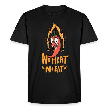 Amateurs de piment Habanero - T-shirt Premium bio Homme - noir - Devant - Nico (187cm)