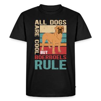 Boerboel Dog Owner Dog Lover Gift - Men's Premium Organic T-Shirt - black - Front - Nico (187cm)