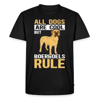 Boerboel Dog Lover Dog Owner Gift - Men's Premium Organic T-Shirt - black - Front - Nico (187cm)