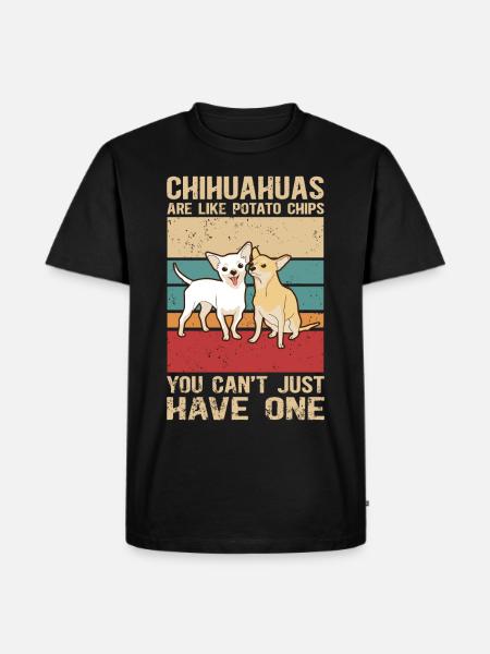 Chihuahua Dog Dog Owner Gift - Men's Premium Organic T-Shirt - black