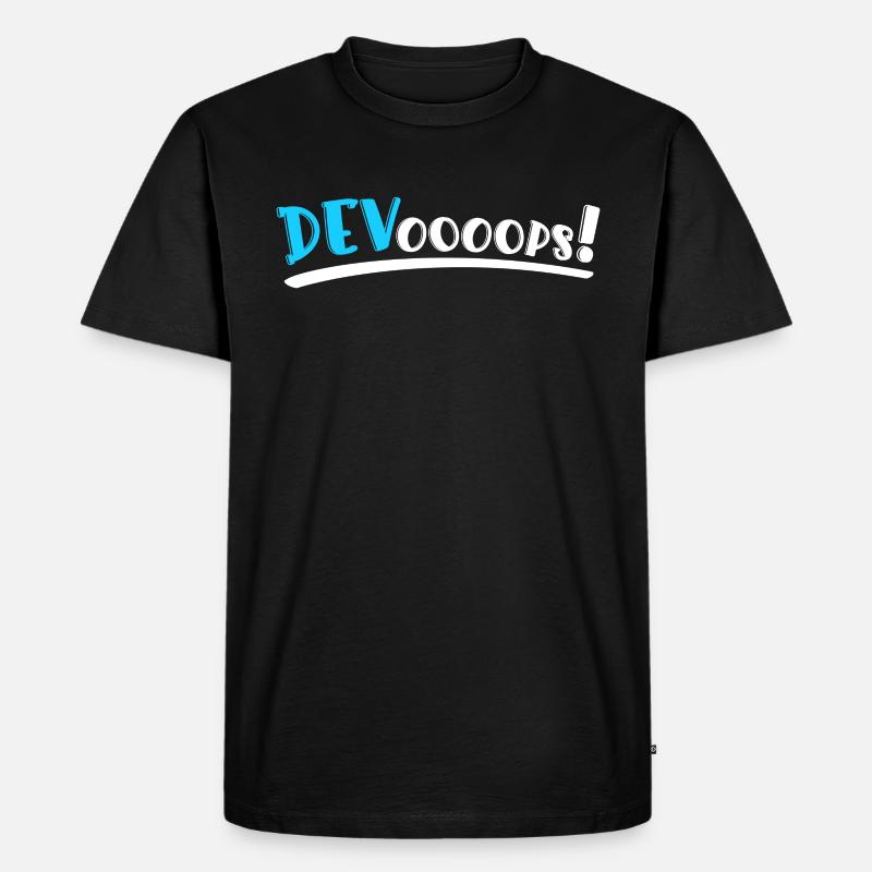 Ingénieur Devops développeur Sys-Admin - T-shirt Premium bio Homme - noir