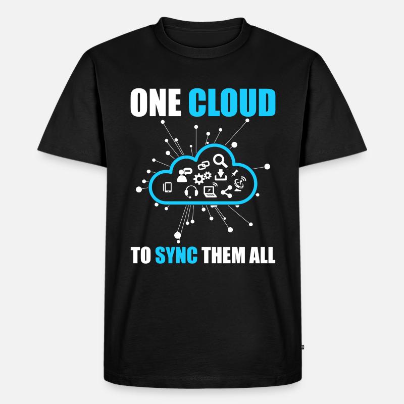 Administrateur Cloud Devops - T-shirt Premium bio Homme - noir