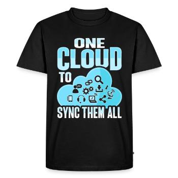 Cloud Administrator Cloud Devops - Men's Premium Organic T-Shirt - black - Front - Nico (187cm)