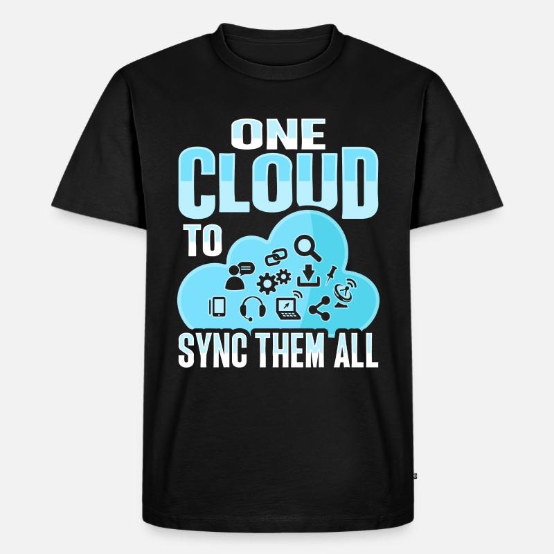 Cloud-Administrator Cloud-Devops - Männer Premium Bio T-Shirt - Schwarz