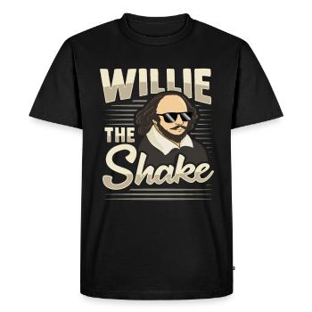 Willi the Shake Shakespeare Littérature - T-shirt Premium bio Homme - noir - Devant - Nico (187cm)