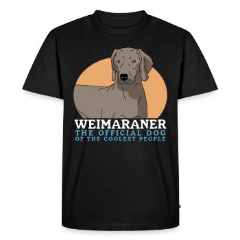 Weimaraner Dog Owner Dog Gift - T-shirt Premium bio Homme - noir - Devant - Nico (187cm)
