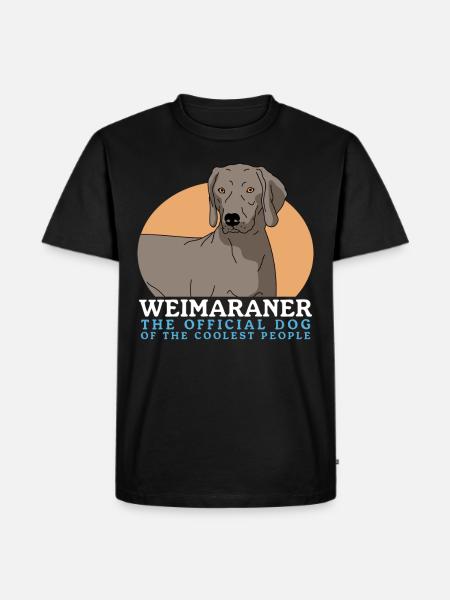 Weimaraner Dog Owner Dog Gift - Men's Premium Organic T-Shirt - black