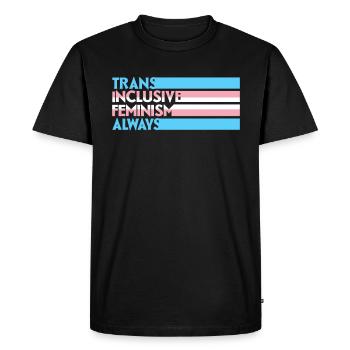 Transfeminismus Trans Design für Trans Person - Männer Premium Bio T-Shirt - Schwarz - Vorne - Nico (187cm)