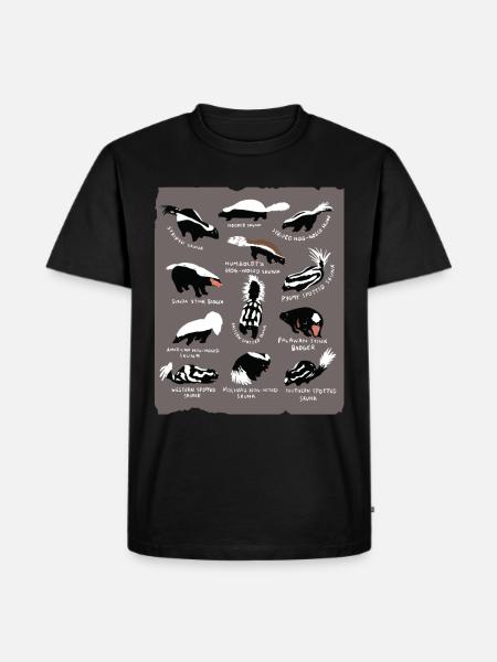Skunk - Men's Premium Organic T-Shirt - black