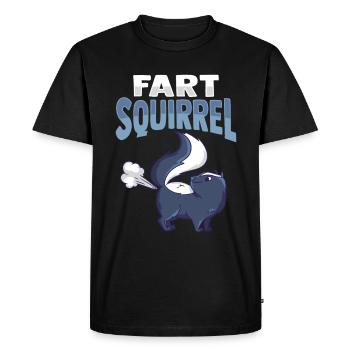 Pet Squirrel Costume Skunk Pet Propriétaire - T-shirt Premium bio Homme - noir - Devant - Nico (187cm)