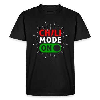 Mode Chili sur les amateurs de piment Habanero - T-shirt Premium bio Homme - noir - Devant - Nico (187cm)