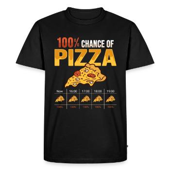 Pizza Hobby Pizza Boulanger - T-shirt Premium bio Homme - noir - Devant - Nico (187cm)