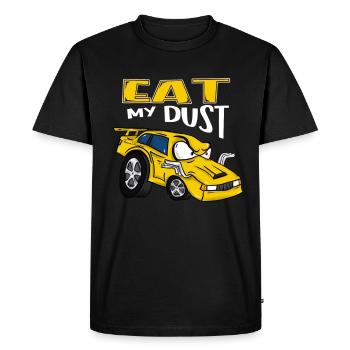 Moteurs puissants Custom Stock Car Muscle Auto Drag - T-shirt Premium bio Homme - noir - Devant - Nico (187cm)
