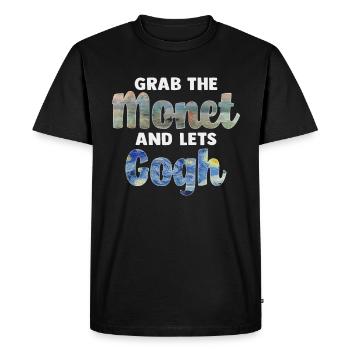 L’art de Van Gogh - T-shirt Premium bio Homme - noir - Devant - Nico (187cm)