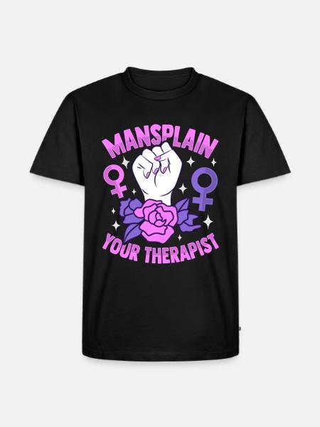 Women Empowerment Feminist Feminism - Men's Premium Organic T-Shirt - black