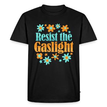Féminisme Gaslightning Design pour un - T-shirt Premium bio Homme - noir - Devant - Nico (187cm)