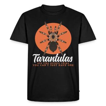 Tarentule Araignée Tarentule Tarentule Tarentule Cadeau - T-shirt Premium bio Homme - noir - Devant - Nico (187cm)